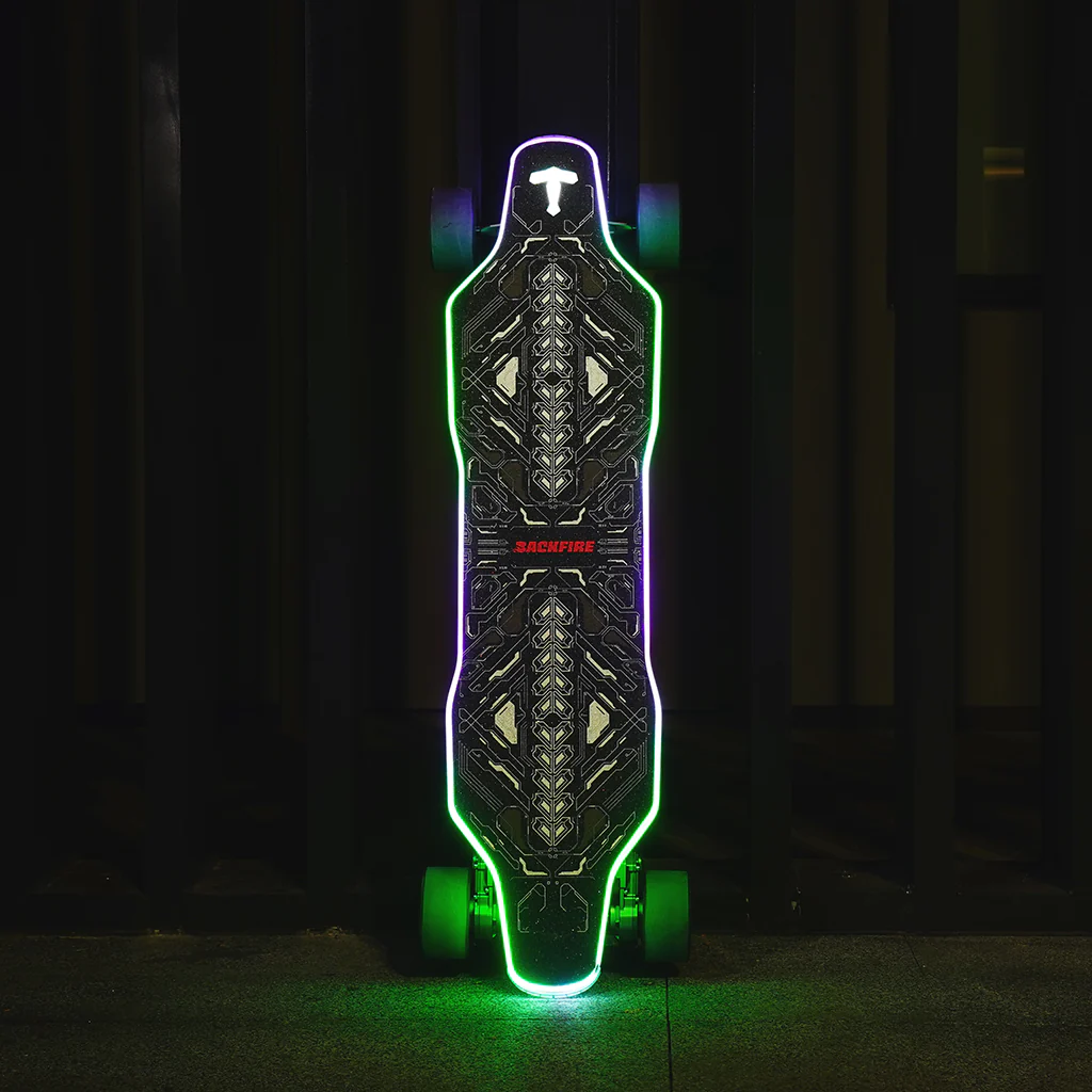 Backfire Zealot X2 Gear Drive Electric Skateboard with Major V3 Remote - Image 6
